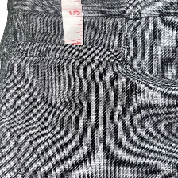 Banana Republic Gray Twill Stretch Flat Front Ankle Trouser Pants Ladies Size 2 - Picture 6 of 10